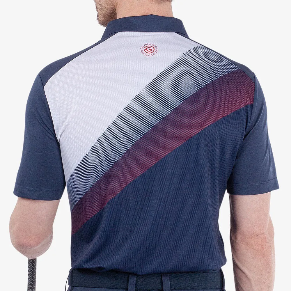 Walk with Purpose Steal Galvin Green Macoy Polo Shirt - Navy/Red