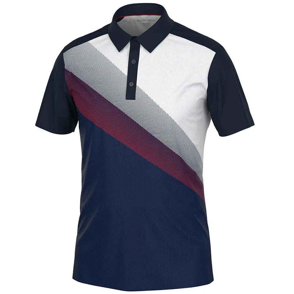 Christmas Day Sale Feel the Energy Galvin Green Macoy Polo Shirt - Navy/Red