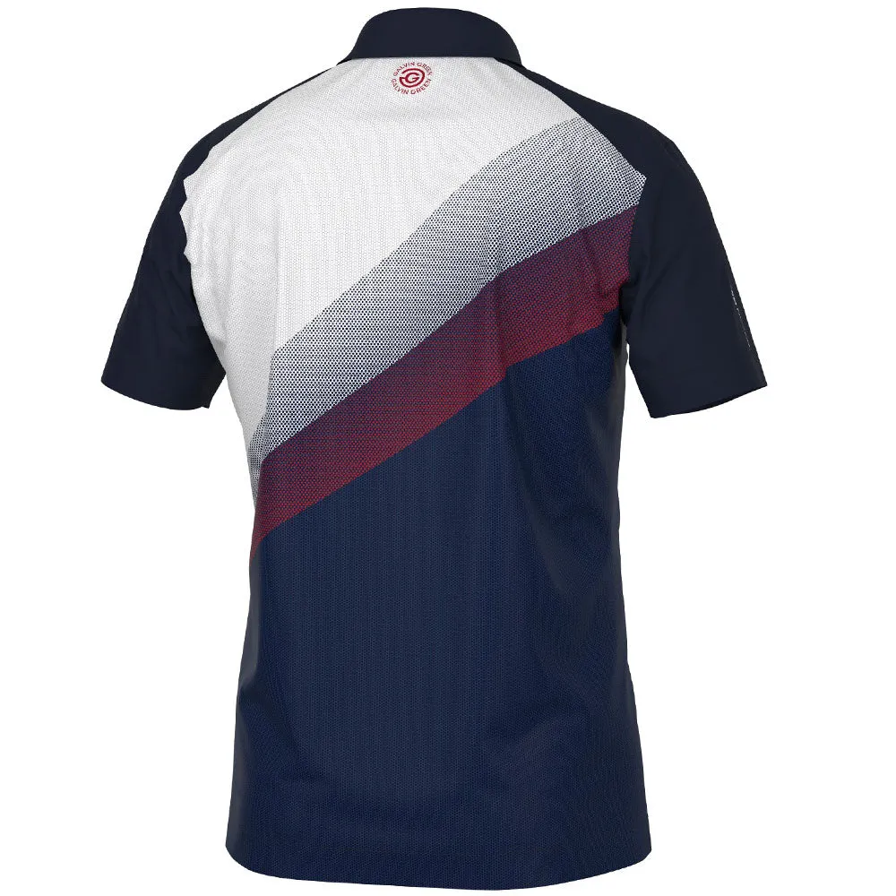 No Limits, Just Style Galvin Green Macoy Polo Shirt - Navy/Red