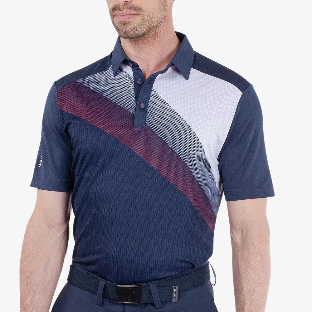 Galvin Green Macoy Polo Shirt - Navy/Red Dress from the Feet Up Chase What Moves You