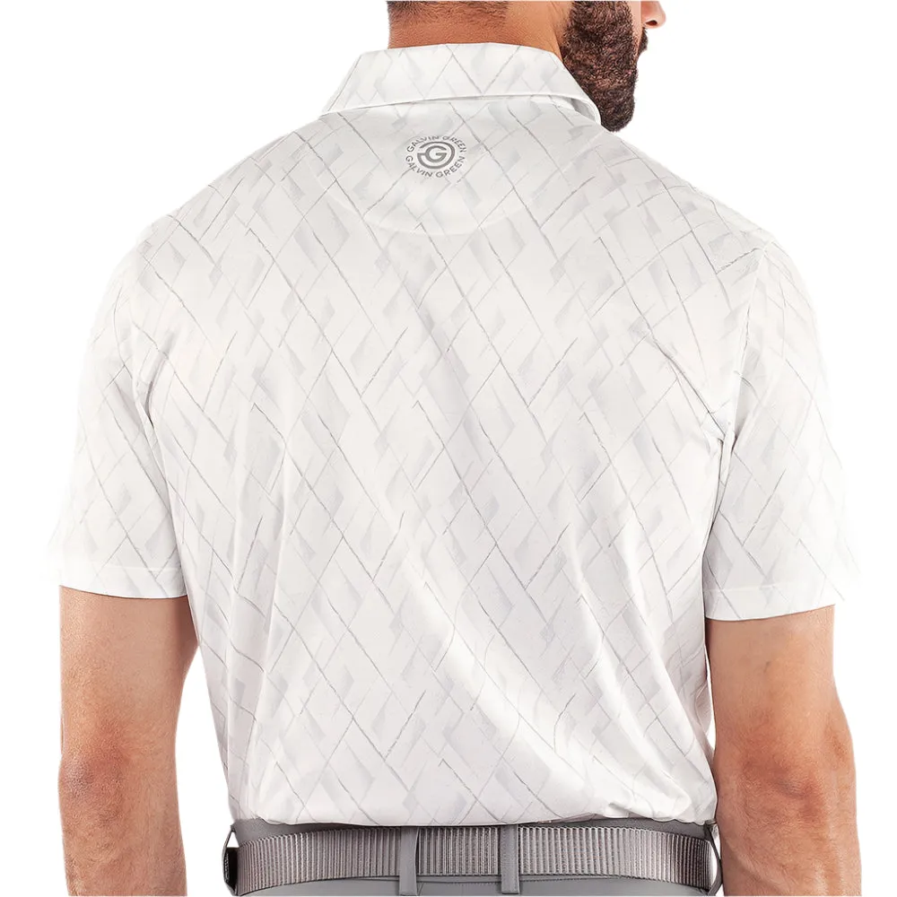 Engineered for Speed Galvin Green Mads Polo Shirt - White