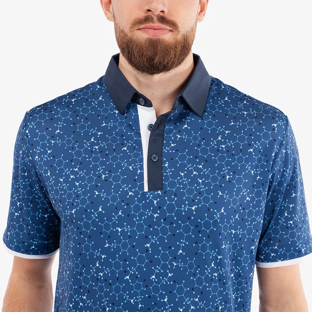 Step Out Boldly Galvin Green Mannix Polo Shirt - Blue/Navy