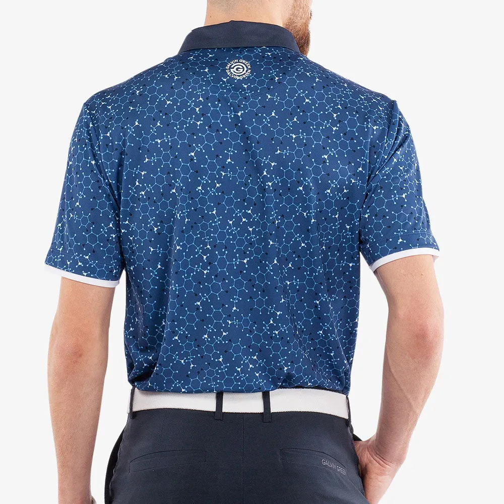 Bring the Heat Galvin Green Mannix Polo Shirt - Blue/Navy
