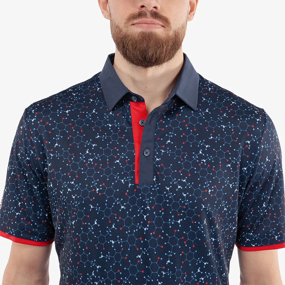 Galvin Green Mannix Polo Shirt - Navy/Red Lead with Style Unapologetically You