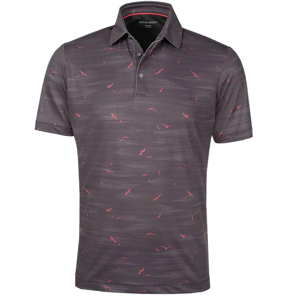 Galvin Green Marin Ventil8  Polo Shirt - Black/Red Budget Friendly Big Savings