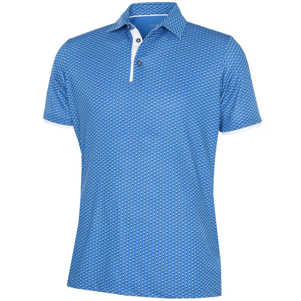 Galvin Green Mark V8  Polo Shirt - Blue/White President's Day Sale