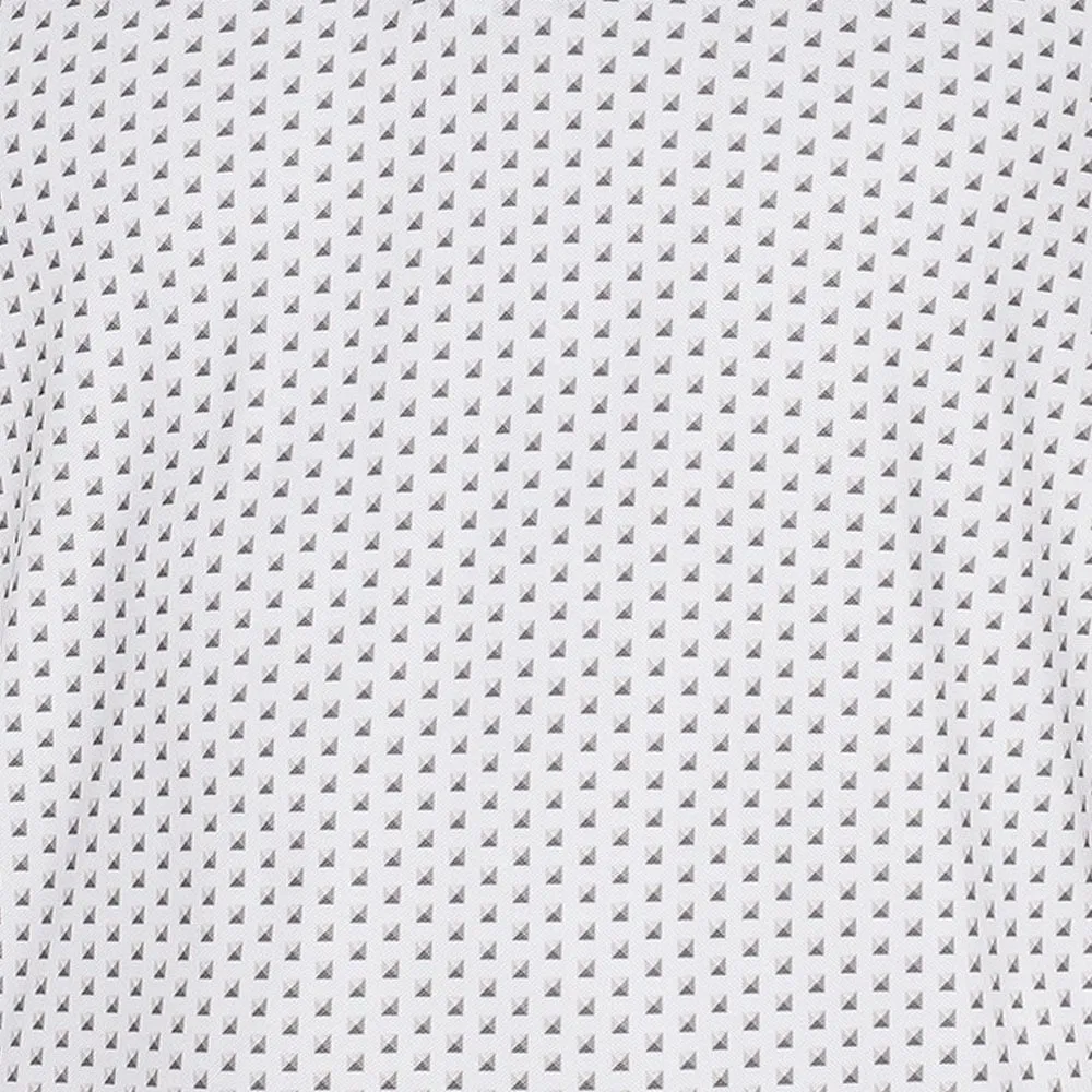 Be Unstoppable Confidence Starts Here Galvin Green Mark V8  Polo Shirt - Cool Grey/White