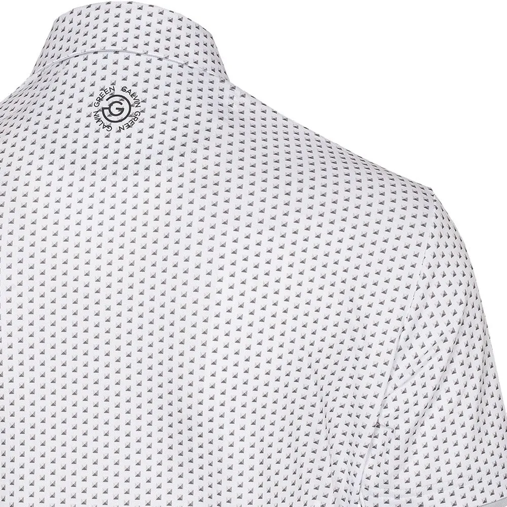 Galvin Green Mark V8  Polo Shirt - Cool Grey/White Valentine's Day Sale