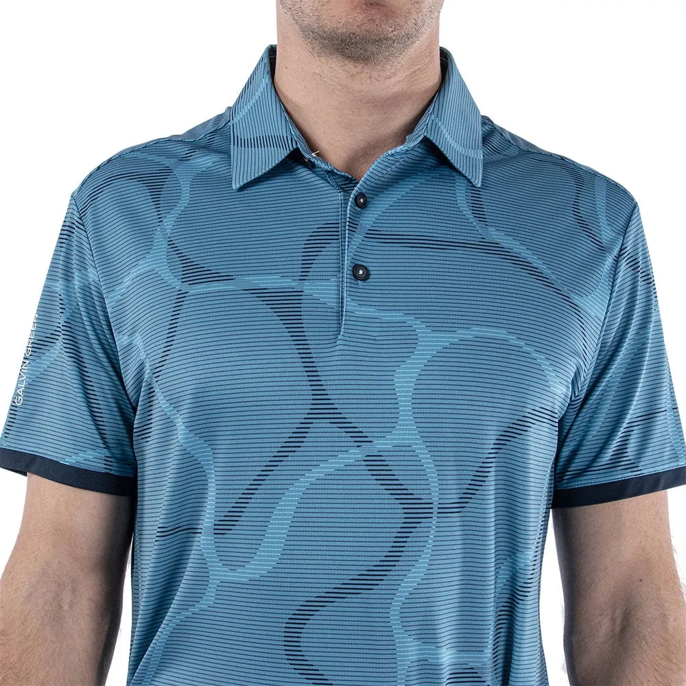 Confidence Starts Here Galvin Green Markos Ventil8  Polo Shirt - Ensign Blue/Navy