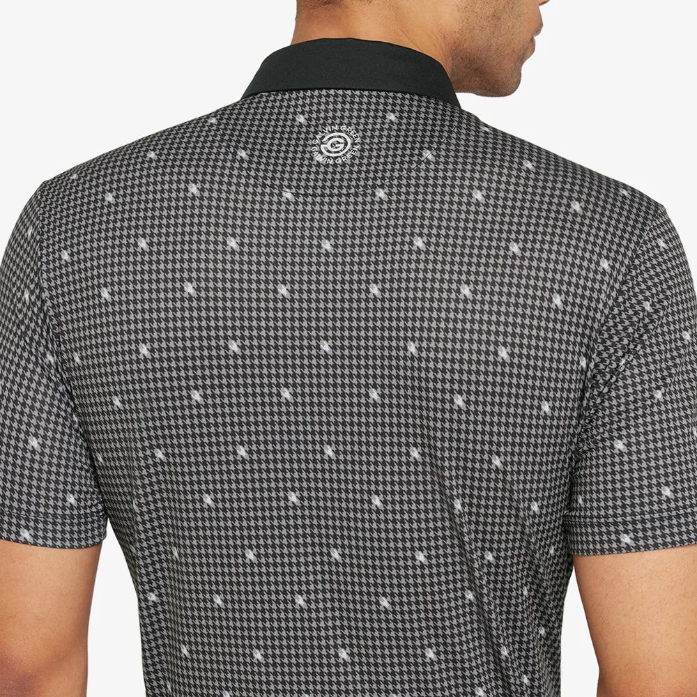 Galvin Green Marley Polo Shirt - Sharkskin/Black Halloween Sale