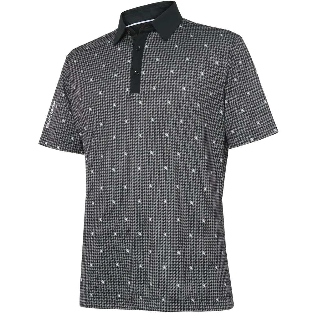 Own the Vibe No Limits, Just Style Galvin Green Marley Polo Shirt - Sharkskin/Black