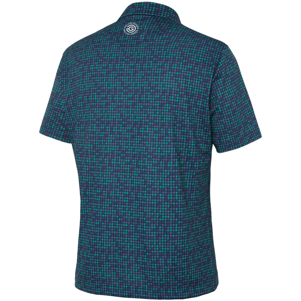 Galvin Green Marlo Polo Shirt - Navy/Golf Green Bring the Heat