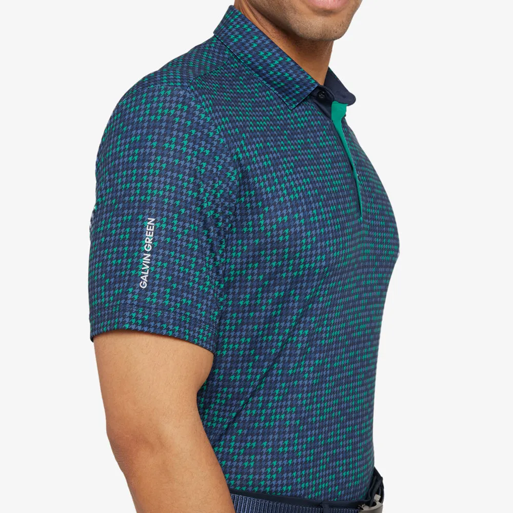 Special Offer Never Just Walk Galvin Green Marlo Polo Shirt - Navy/Golf Green