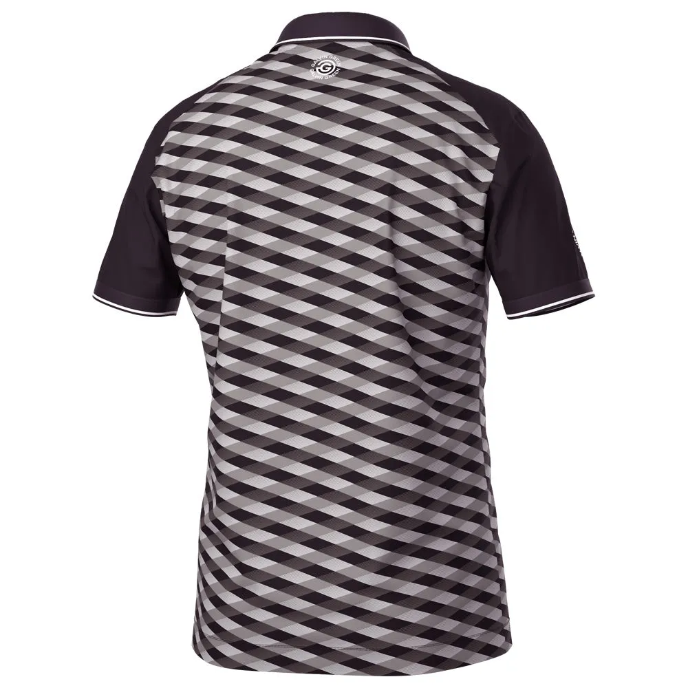 Own the Streets Budget Friendly Galvin Green Marlon Polo Shirt - Black/Sharkskin