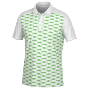 The Fast Lane Choice Galvin Green Marlon Polo Shirt - White/Fresh Green