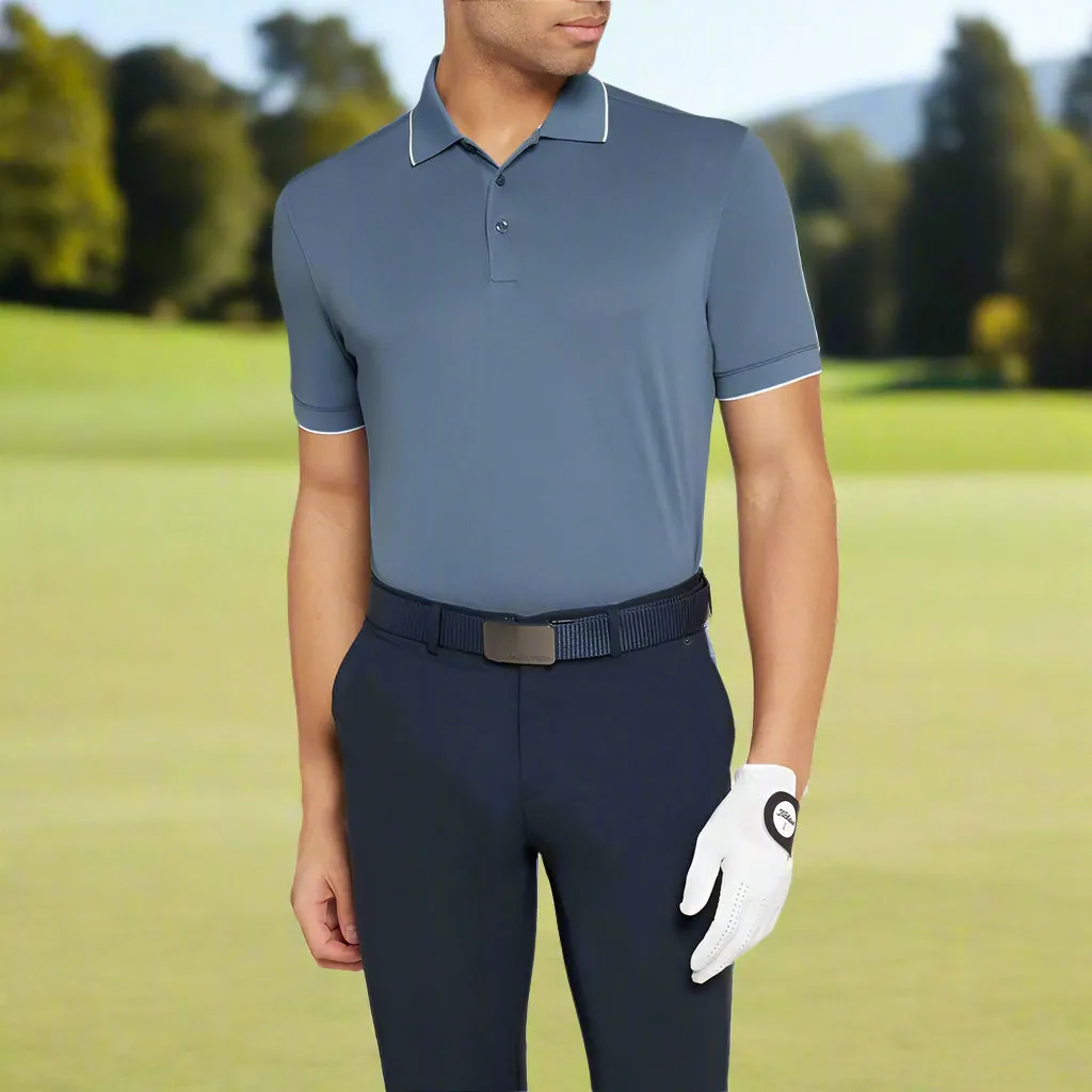 Galvin Green Marty Polo Shirt - Moonlight Blue Stride with Confidence Be Unstoppable