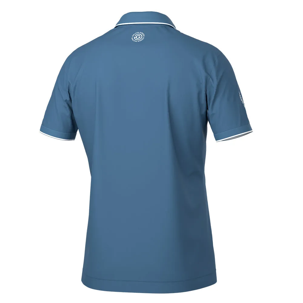 Cyber Monday Sale Walk with Power Galvin Green Marty Polo Shirt - Moonlight Blue