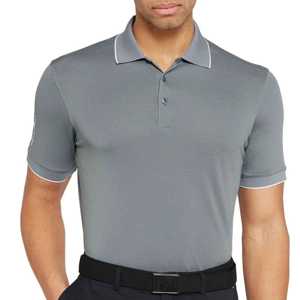 Father's Day Sale Stride with Confidence Galvin Green Marty Polo Shirt - Sharkskin