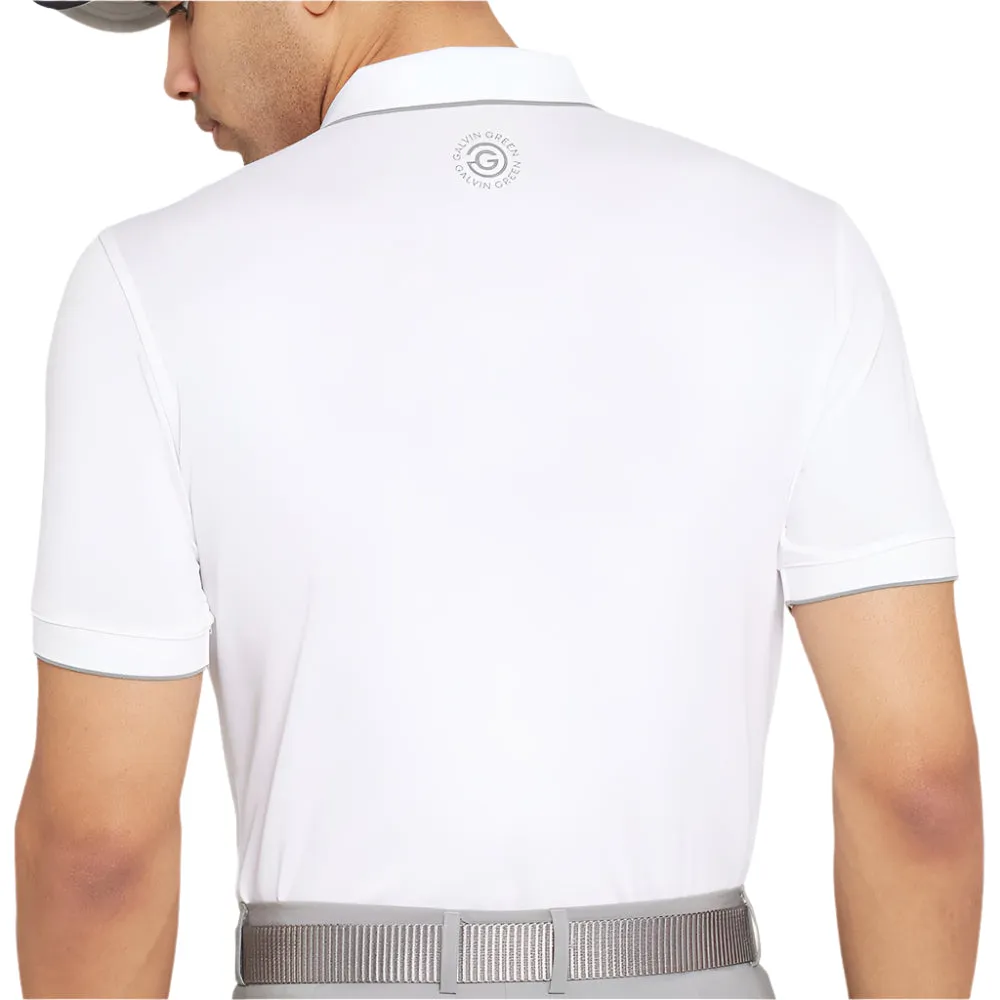 Galvin Green Marty Polo Shirt - White Black Friday Exclusive Fuel Your Fire