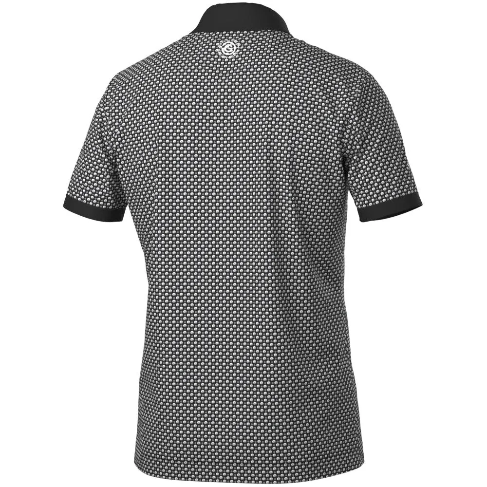 Power Every Step Galvin Green Mate Polo Shirt - Sharkskin/Black