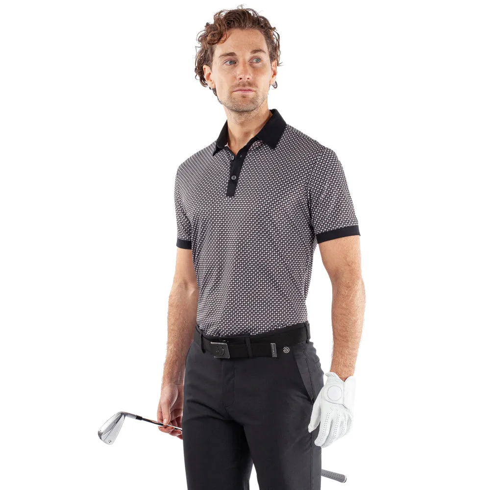Galvin Green Mate Polo Shirt - Sharkskin/Black Be Unstoppable Winter Sale