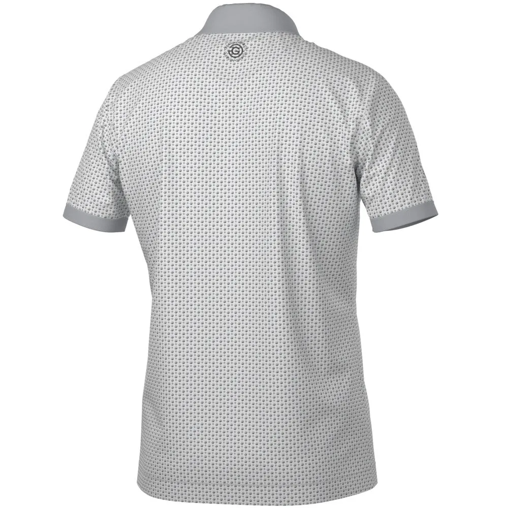 Black Friday Offer Bring the Heat Galvin Green Mate Polo Shirt - White/Cool Grey