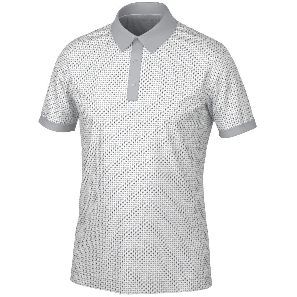 Great Value Move Like You Mean It Galvin Green Mate Polo Shirt - White/Cool Grey