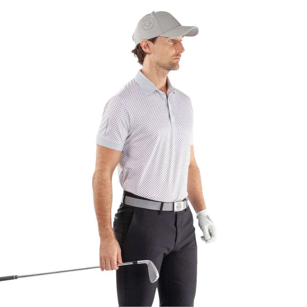 Economical Limited Time Offer Galvin Green Mate Polo Shirt - White/Cool Grey