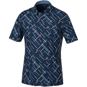 Galvin Green Mathias Polo Shirt - Navy/Moonlight Blue Designed to Dominate