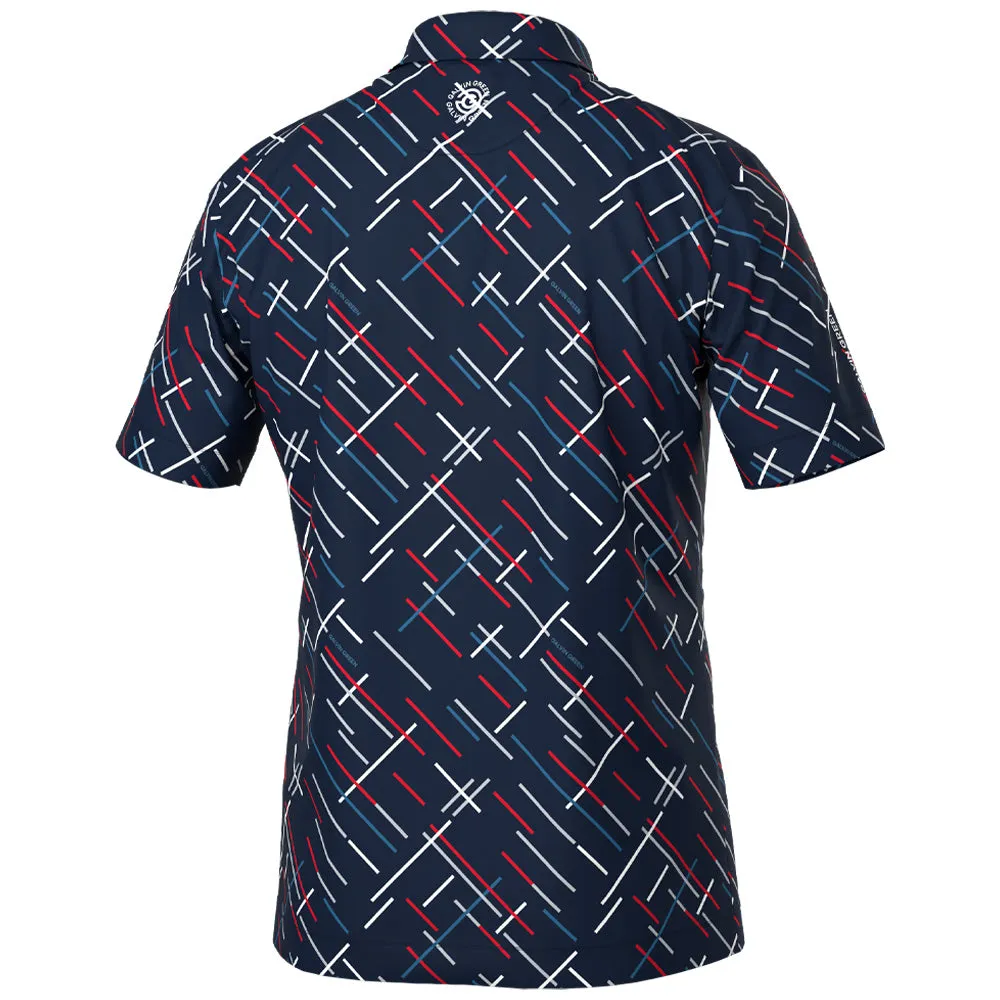 Fearlessly You Galvin Green Mathias Polo Shirt - Navy/Red
