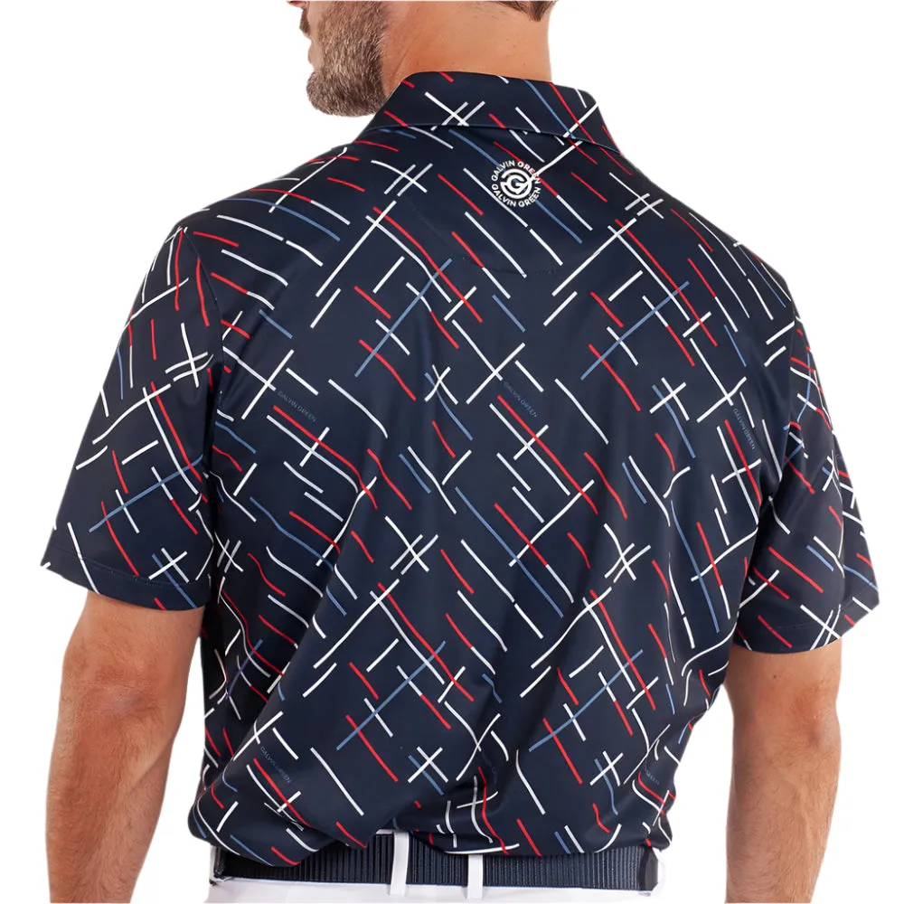 Galvin Green Mathias Polo Shirt - Navy/Red Not for the Ordinary