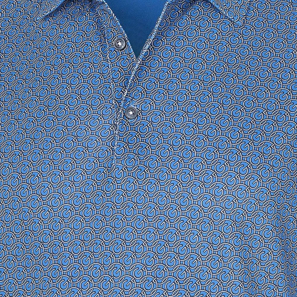 Hit Your Next Level Autumn Sale Galvin Green Mauro V8  Polo Shirt - Blue/White