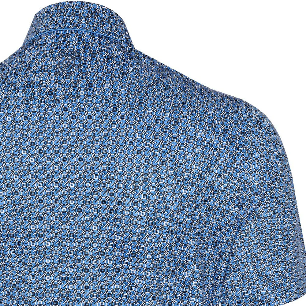 Galvin Green Mauro V8  Polo Shirt - Blue/White Walk with Power