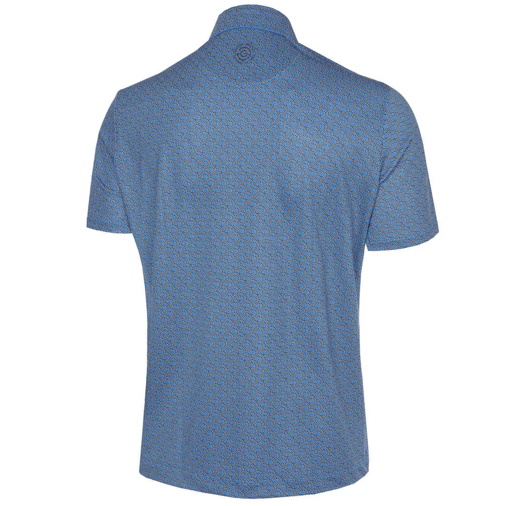 Galvin Green Mauro V8  Polo Shirt - Blue/White Autumn Sale Memorial Day Sale