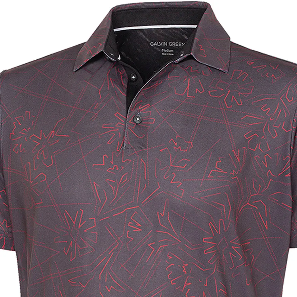 Feel the Energy Galvin Green Maverick V8  Polo Shirt - Forged Iron/Red