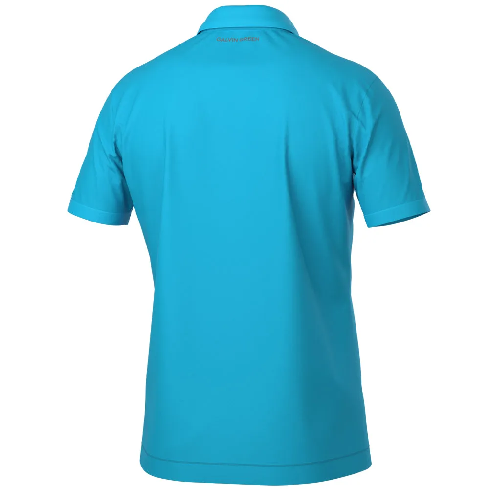 Galvin Green Maximilian Polo Shirt - Aqua All Eyes on You