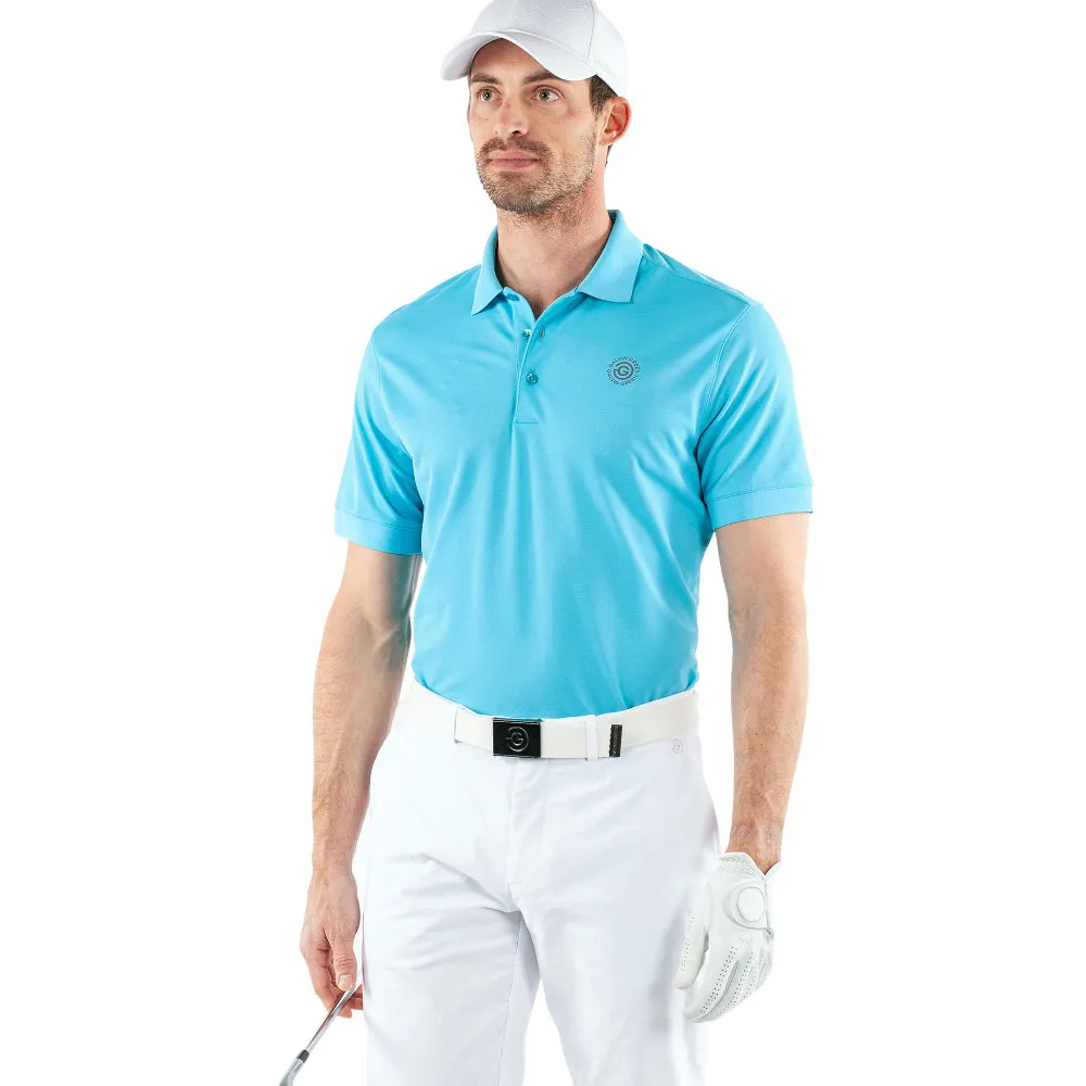 Galvin Green Maximilian Polo Shirt - Aqua Gear Up and Go