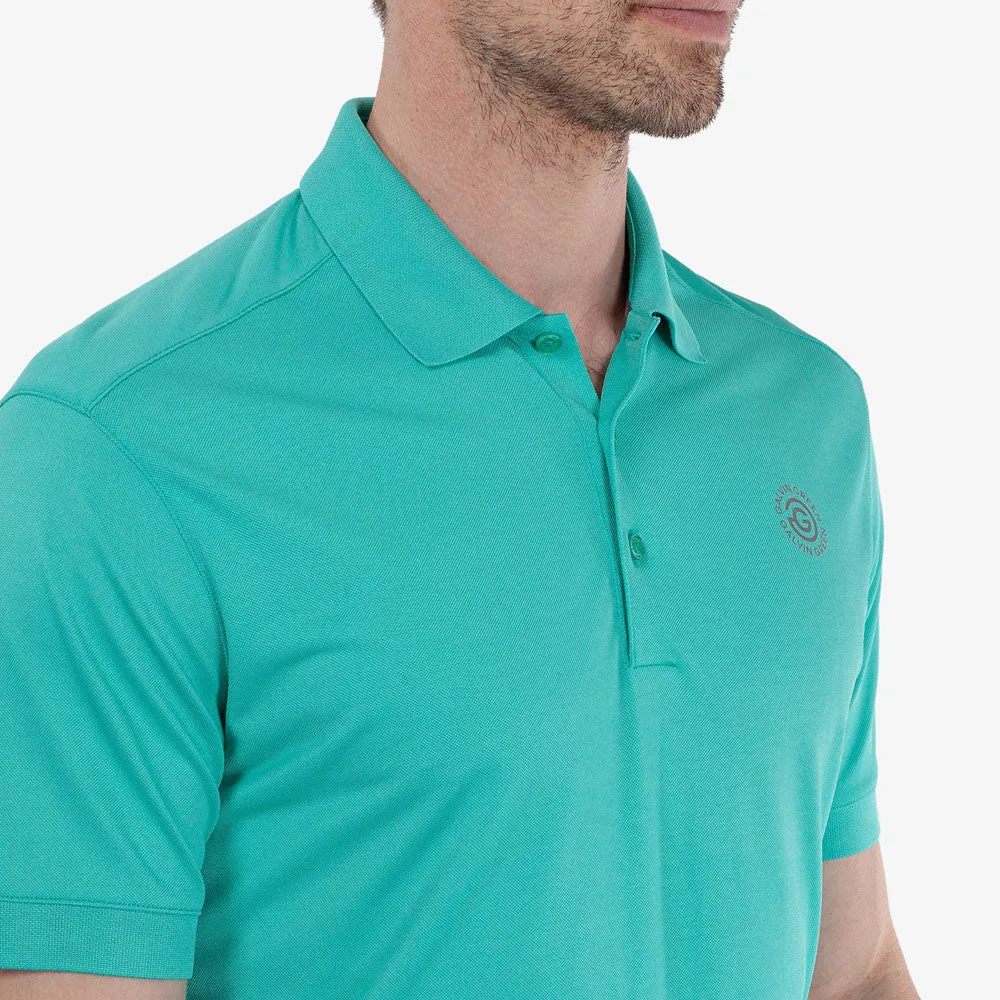 Easter Sale Galvin Green Maximilian Polo Shirt - Atlantis Green
