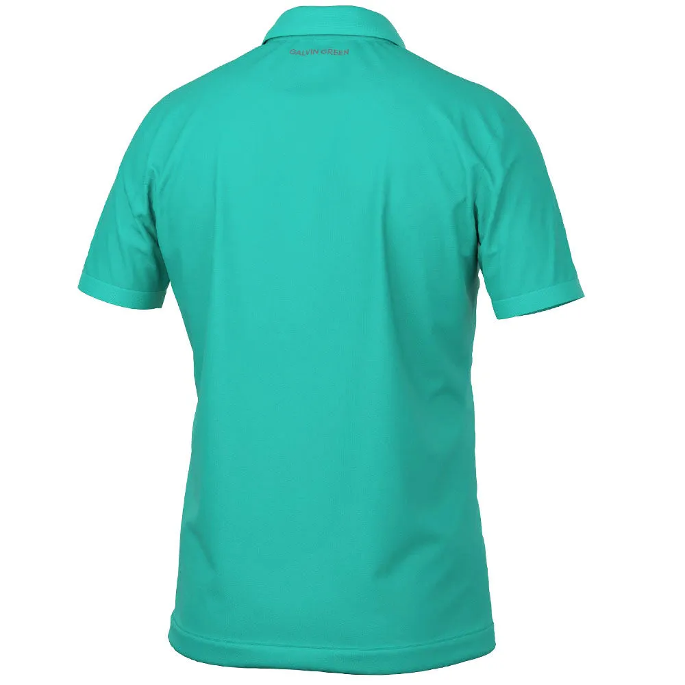 Galvin Green Maximilian Polo Shirt - Atlantis Green Unleash Your Power Style Meets Power