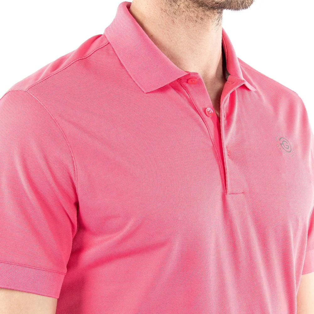 Galvin Green Maximilian Polo Shirt - Camelia Rose Designed to Dominate