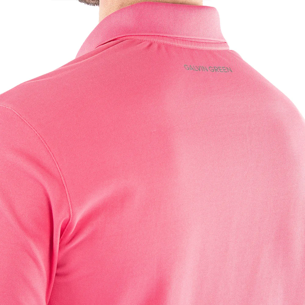 Galvin Green Maximilian Polo Shirt - Camelia Rose Walk Loud