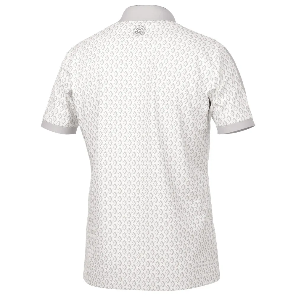 Fearlessly You Galvin Green Maxwell Polo Shirt - Cool Grey/White
