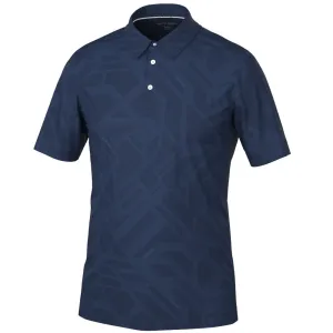 Make a Statement Born to Stand Out Galvin Green Maze Polo Shirt - Navy