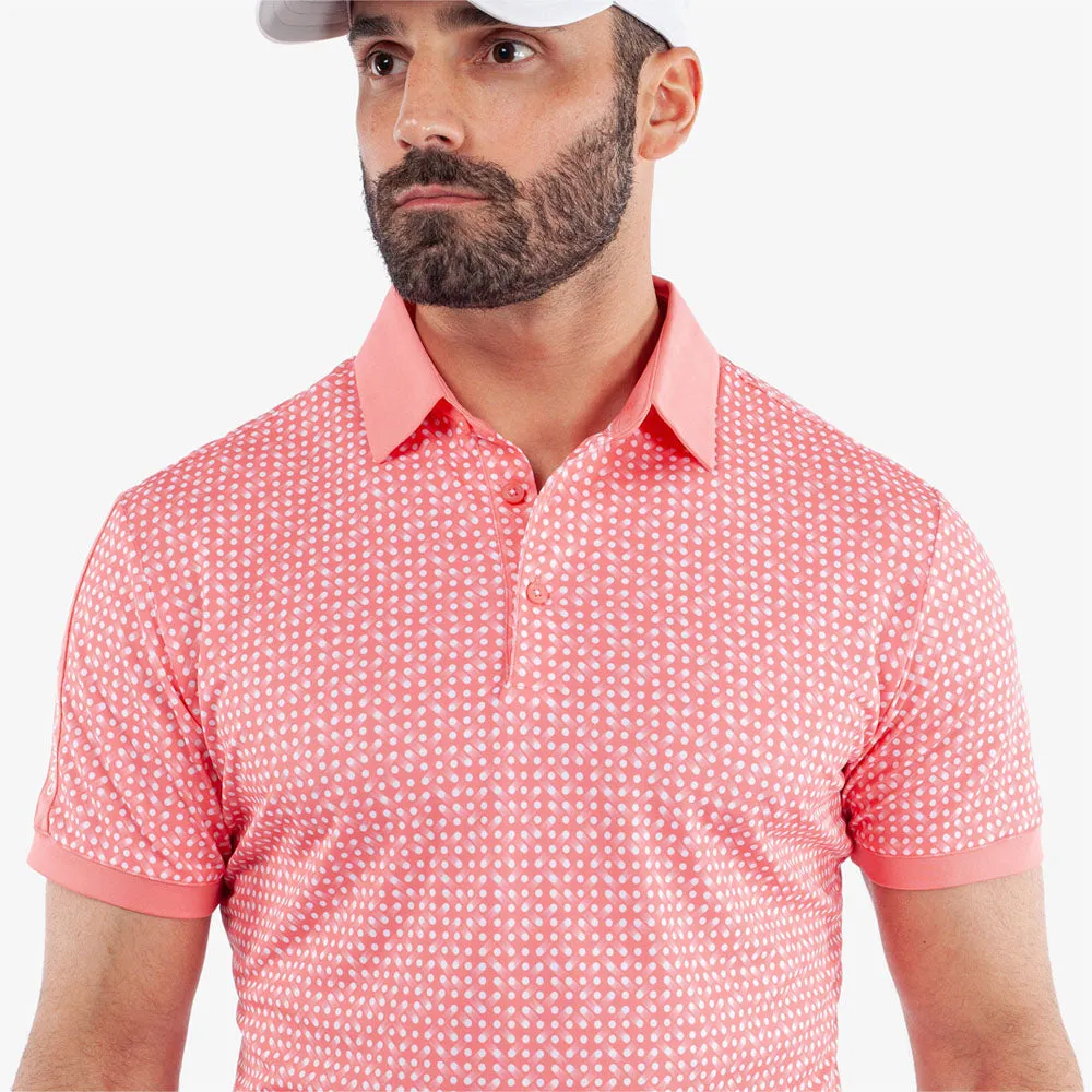 Valentine's Day Sale Galvin Green Melvin Polo Shirt - Coral/White