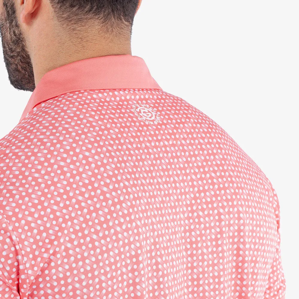 Special Offer Holiday Sale Galvin Green Melvin Polo Shirt - Coral/White