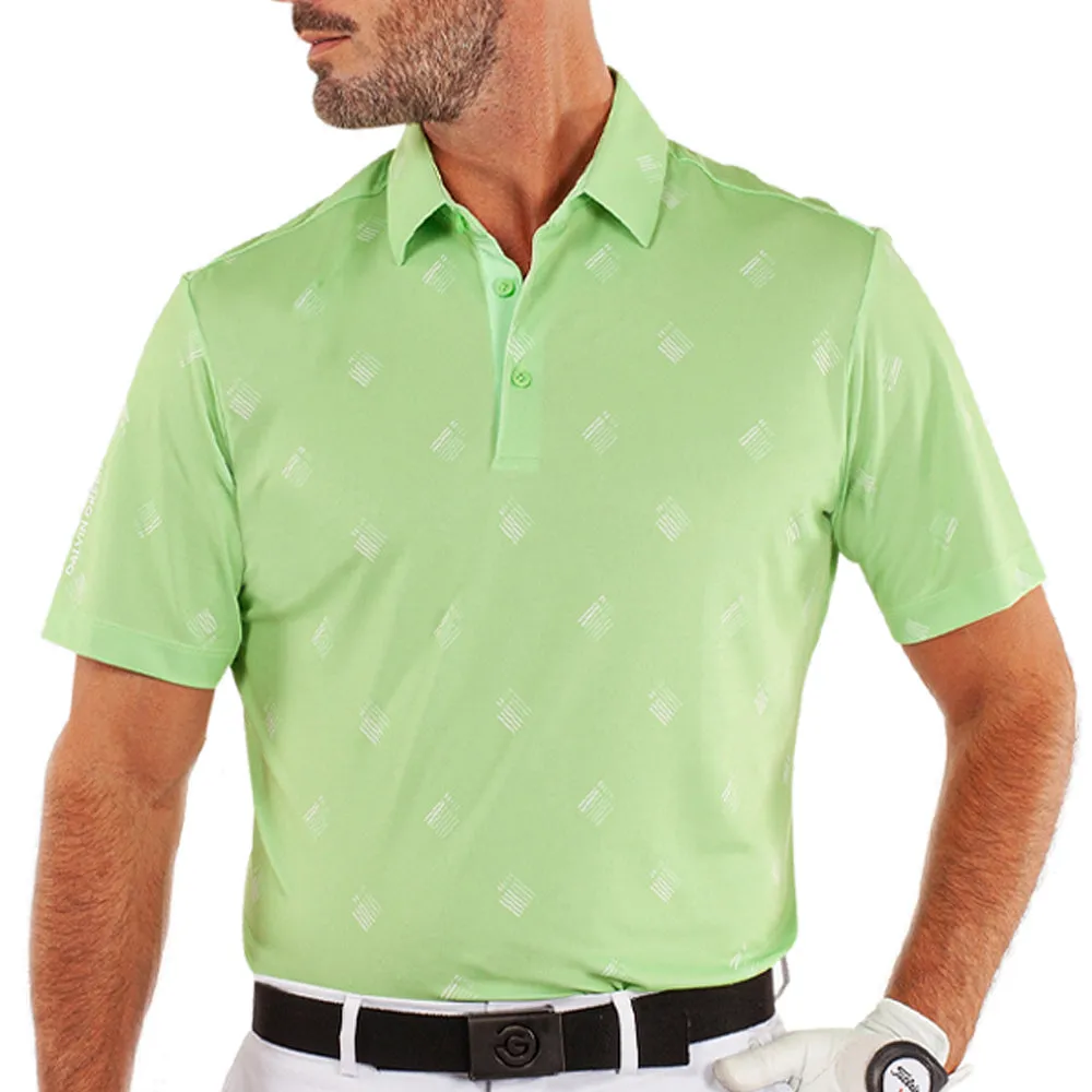 Galvin Green Memo Polo Shirt - Fresh Green Steal