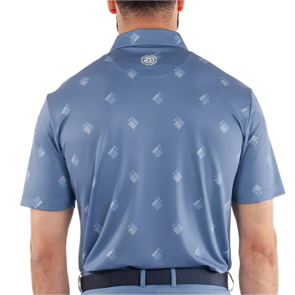 Winter Sale Galvin Green Memo Polo Shirt - Moonlight Blue
