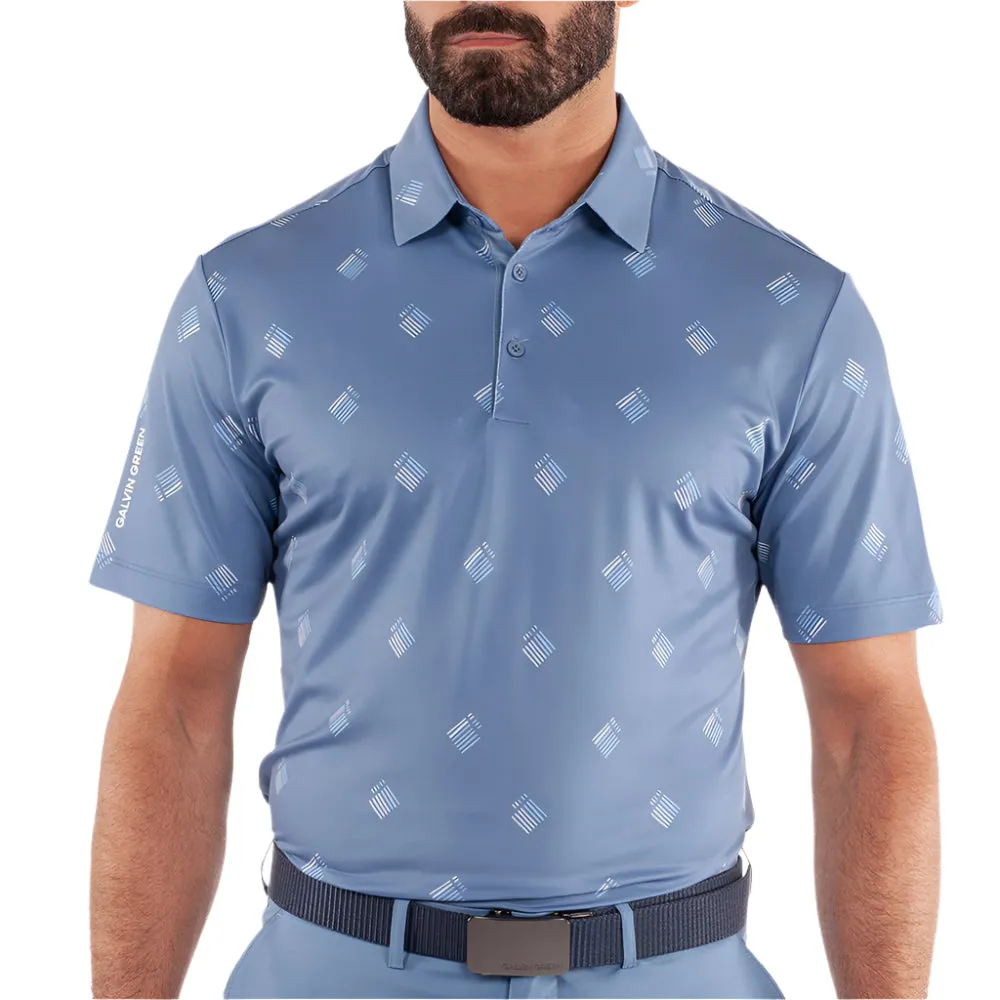 Galvin Green Memo Polo Shirt - Moonlight Blue Clearance Sale