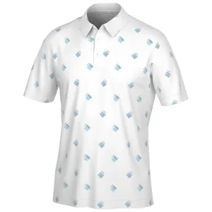 Galvin Green Memo Polo Shirt - White Walk with Power Made to Move