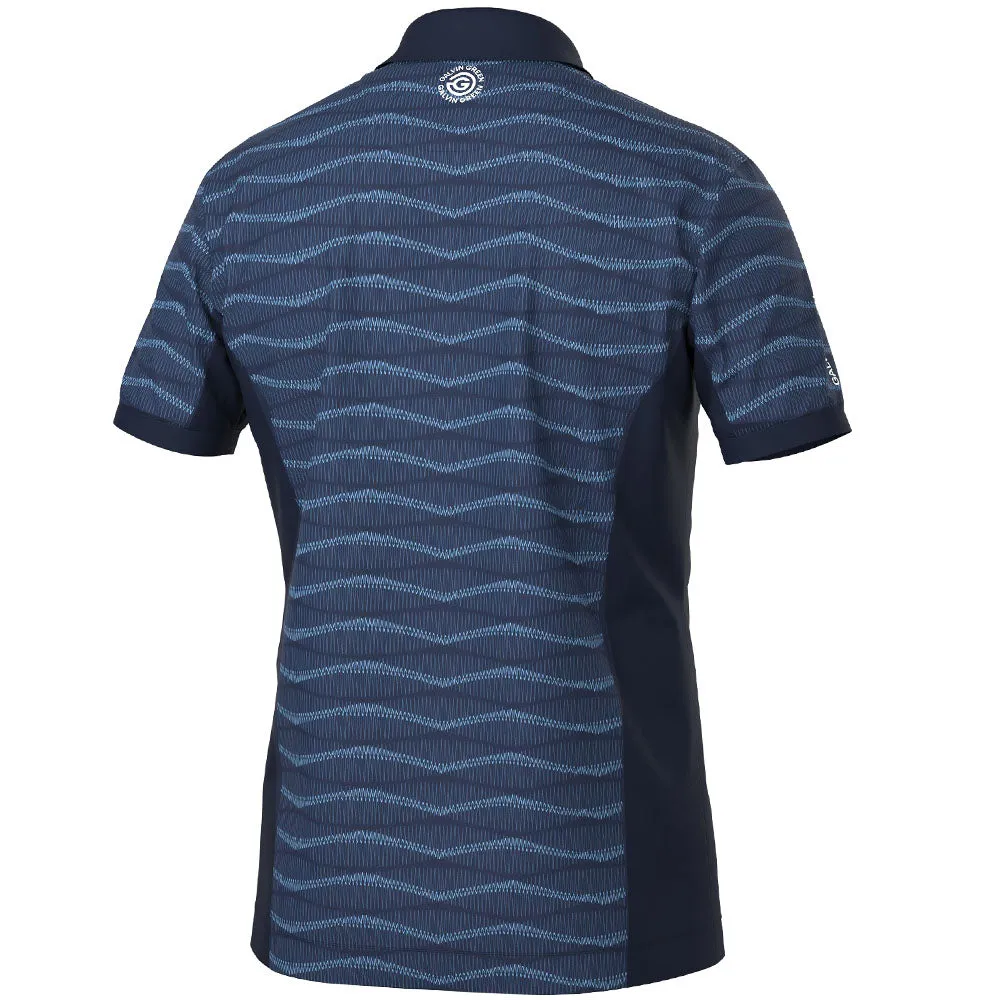 Galvin Green Merlin Polo Shirt - Navy/Blue Unleash Your Power